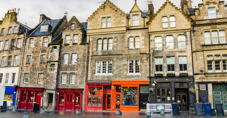 Casas coloridas de Grassmarket