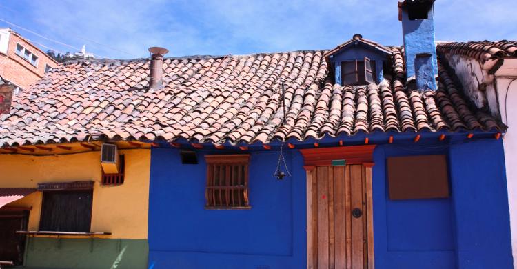 Casas en el barrio de La Candelaria