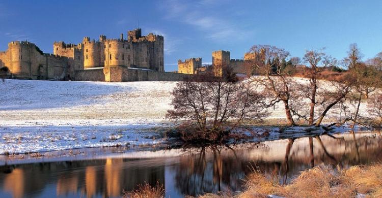Castillo de Alanwick panorámica