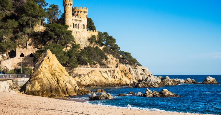 Castillo d'en Plaja en Lloret