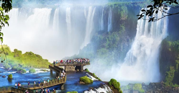 Cataratas del Iguazú en el lado brasileño