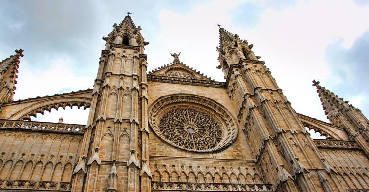 Fachada de la catedral de Palma de Mallorca
