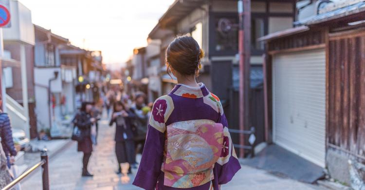 Sesión fotográfica en Kimono