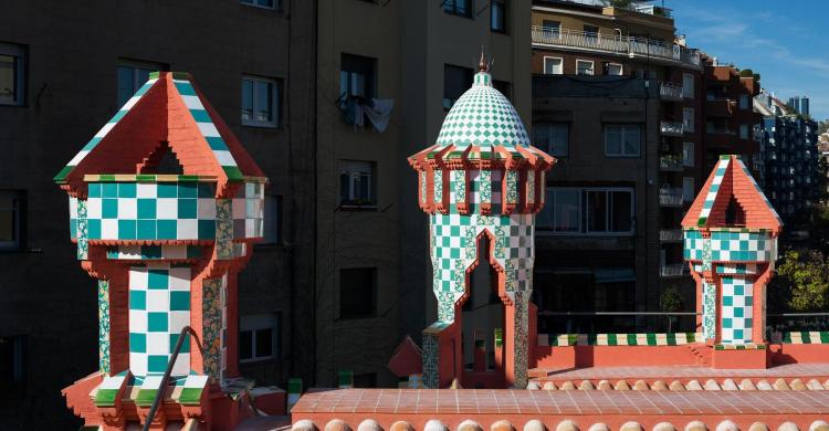 Chimeneas de la Casa Vicens