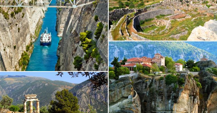 Circuito de 4 días por el Peloponeso, Delfos y monasterios de Meteora