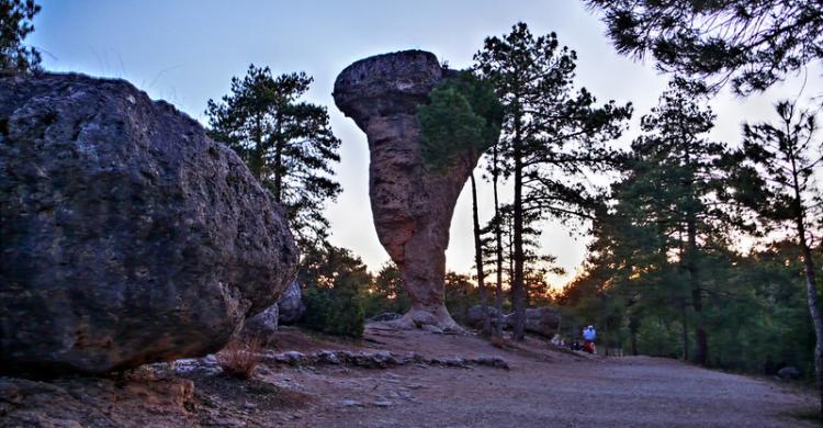 Formación de piedra en la Ciudad Encantada