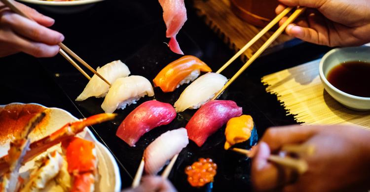 Plato de sushi