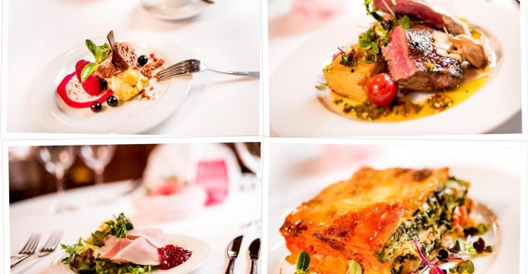 Platos que responden a los altos estándares de la cocina gourmet del mundo
