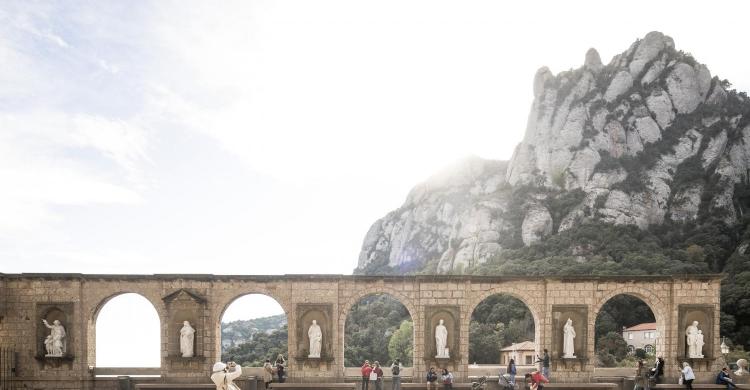 Columnas en Montserrat
