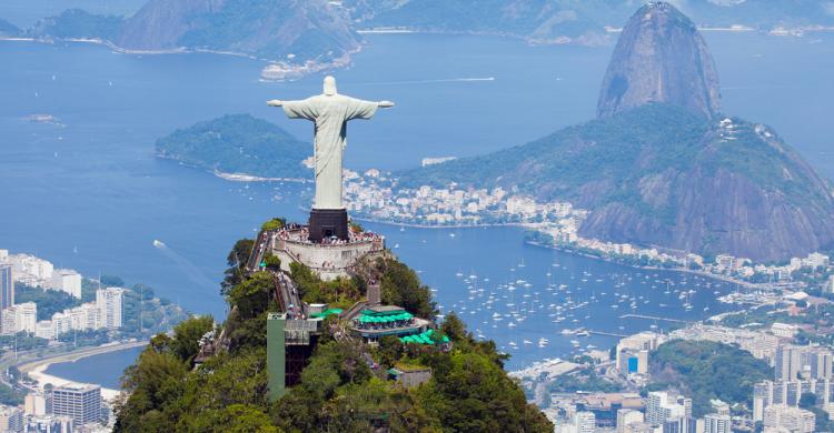 Corcovado y la bahía de Guanabara