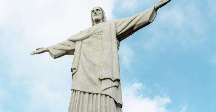 Cristo Redentor en la cima del Corcovado