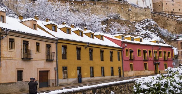 Calles de Cuenca en invierno