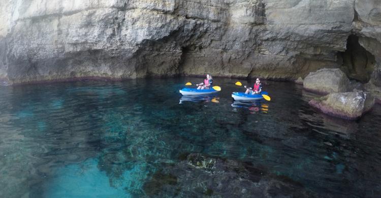 Explorando las cuevas del sur de Mallorca