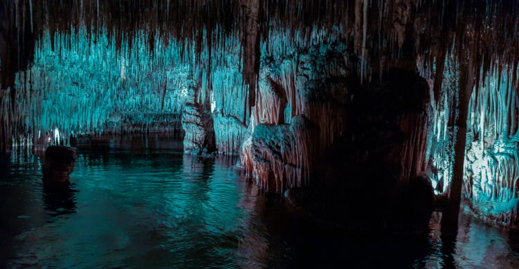 Espectáculo musical en las Cuevas del Drach
