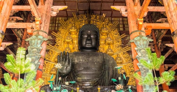 Daibutsu-den, gran buda del templo Tōdai-ji