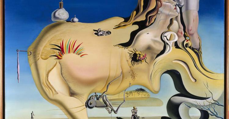 Visage du Grand Masturbateur de Salvador Dalí en el Museo Reina Sofía