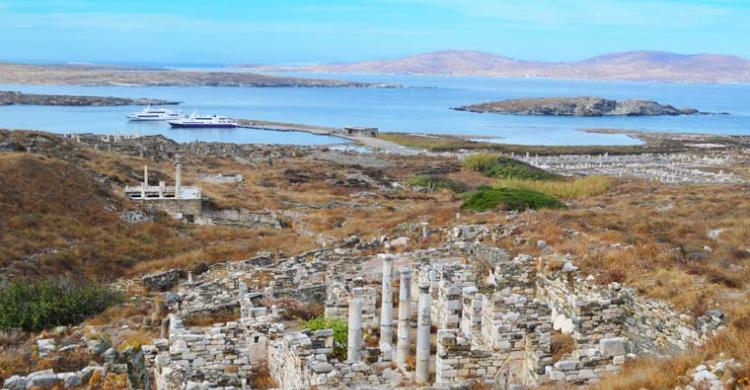 Yacimiento arqueológico de Delos