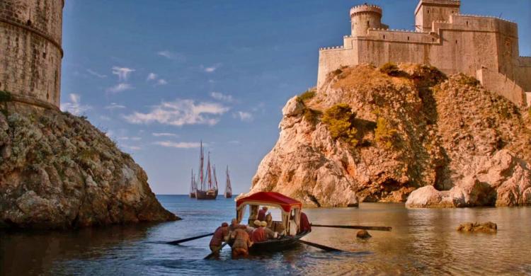 "Desembarco del Rey", las costas de Dubrovnik