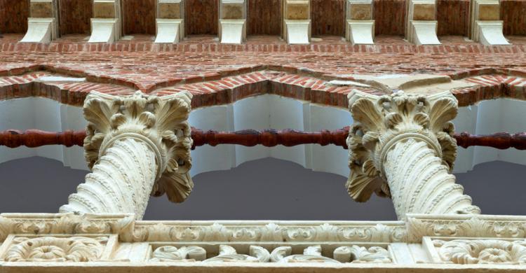 Detalles del palacio de Mogosoaia