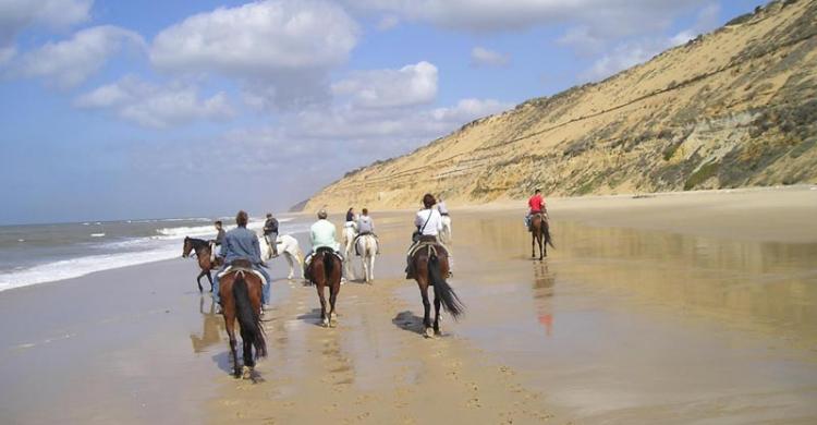 Paseo a caballo por la playa