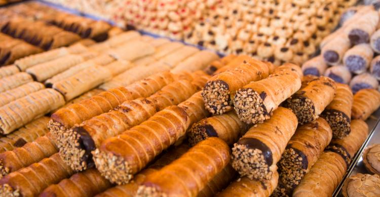 Dulces tradicionales del mercado de Marsaxlokk