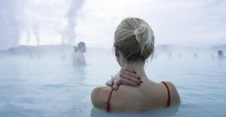 Aguas termales del Blue Lagoon