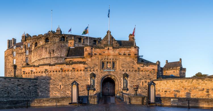 Entrada del Castillo de Edimburgo