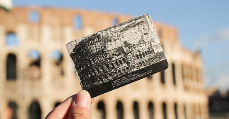 Entrada al Coliseo de Roma