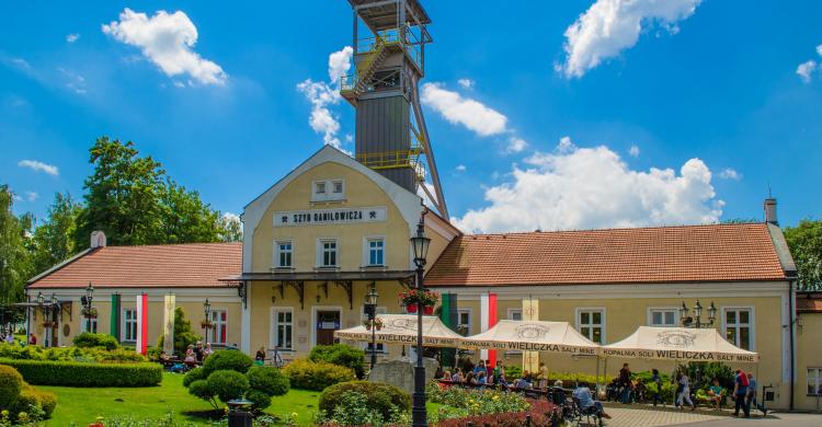 Entrada a las minas de sal de Wieliczka