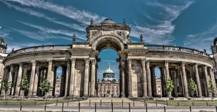 Entrada al Palacio en Potsdam