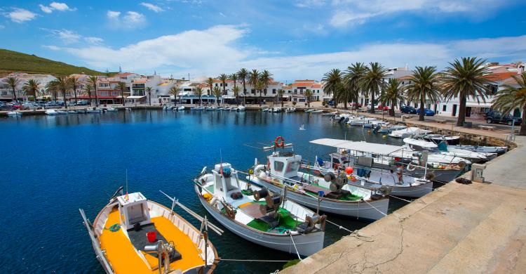 Puerto de Es Fornells en Menorca