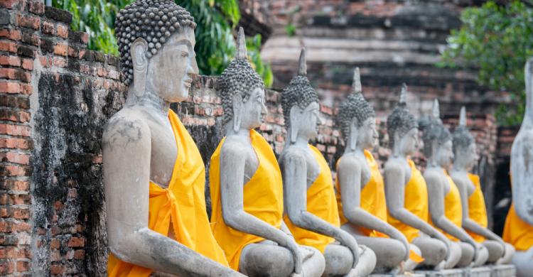 Estatuas de Buda en Ayutthaya