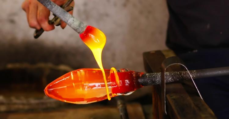 Fabricación de cristal de Murano