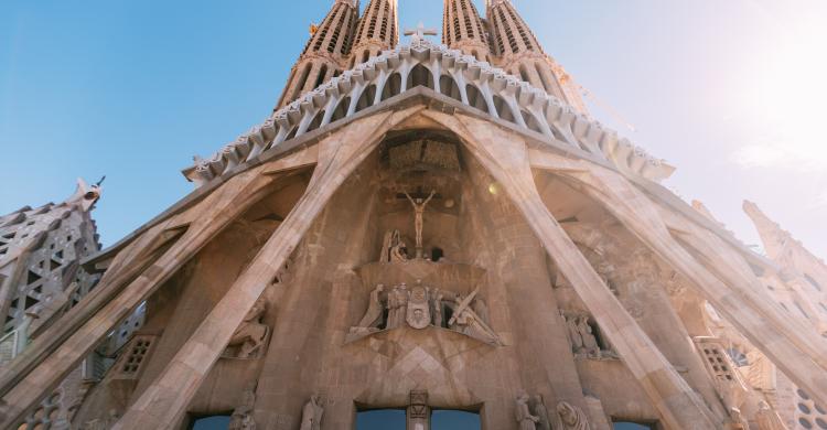 Fachada de la Pasion de la Sagrada Familia