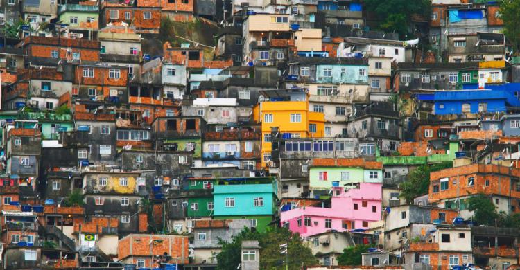 Casas de la favela Rocinha