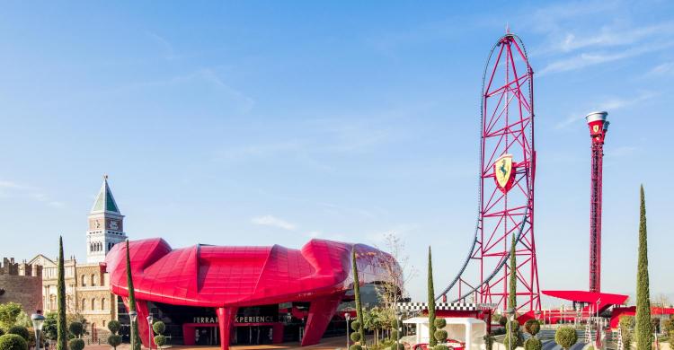 Red Force Challenge the Wind en Ferrari Land