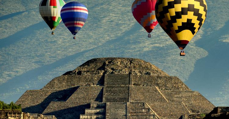 Experiencia en Globo por Teotihuacán