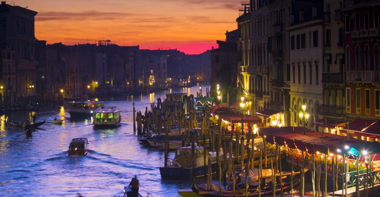 Vistas del Gran Canal de Venecia