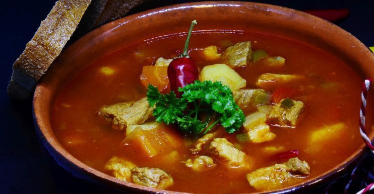 Goulash, plato típico de Hungría