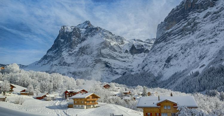 Paisaje alpino en Grindelwald