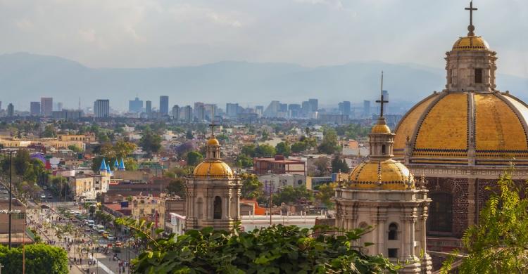 Vista de las cúpulas de Guadalupe