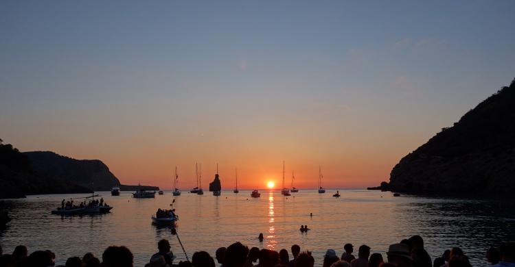 Cala Benirrás, en Ibiza