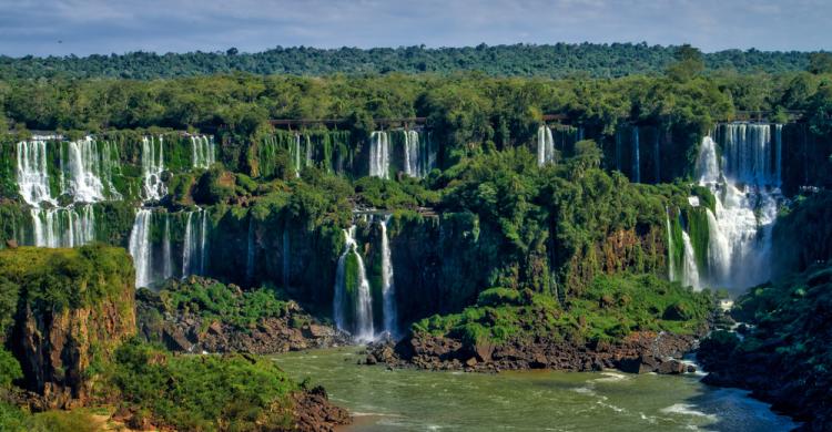 Vistas panorámicas de las Cataratas do Iguassu