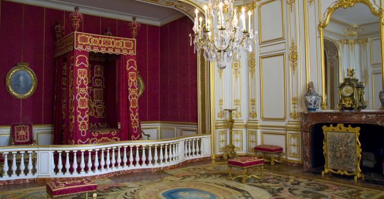 Interior del castillo de Chambord