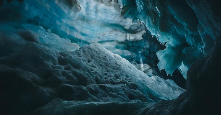 Interior del glaciar Langjökull