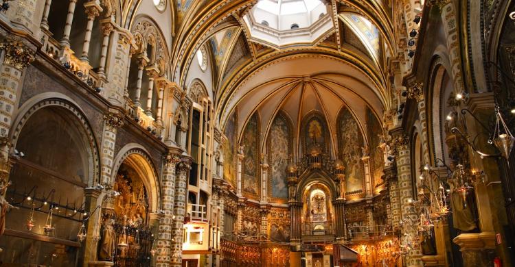 Interior de la Basílica