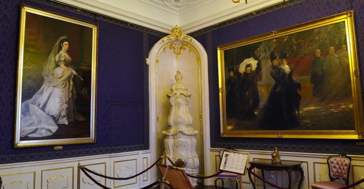 Interior del Palacio de Sissi