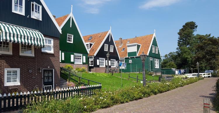 Casas en la isla de Marken