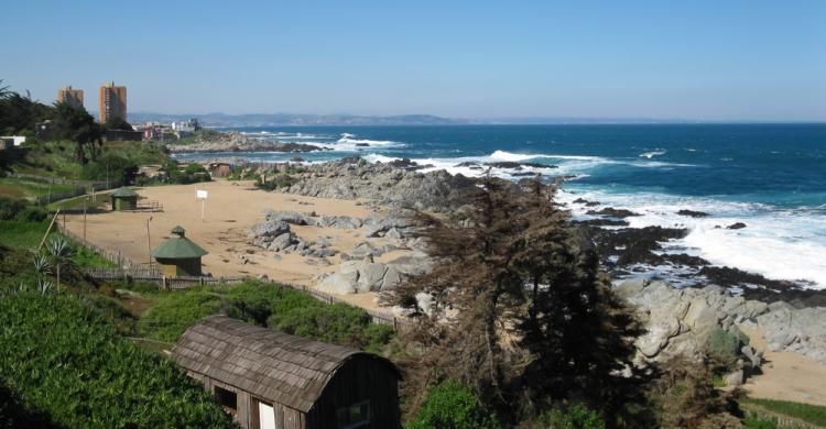 Playa en Isla Negra