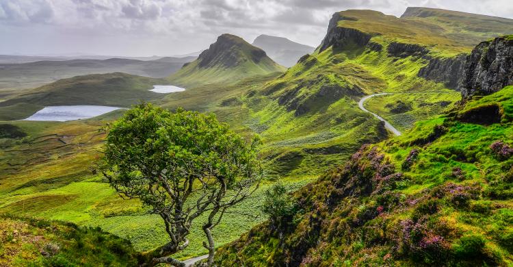 Paisaje en la isla de Skye